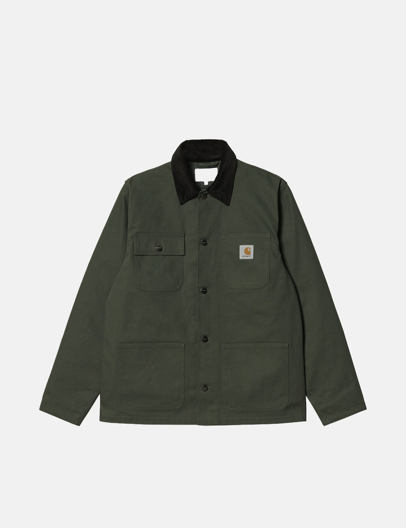 Carhartt-WIPミシガンコート-ツゲの木グリーン/ブラック