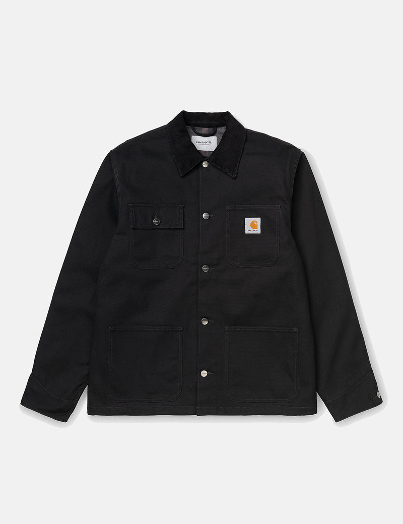 Carhartt-WIP Michigan Coat (Organic Cotton) - Black rigid