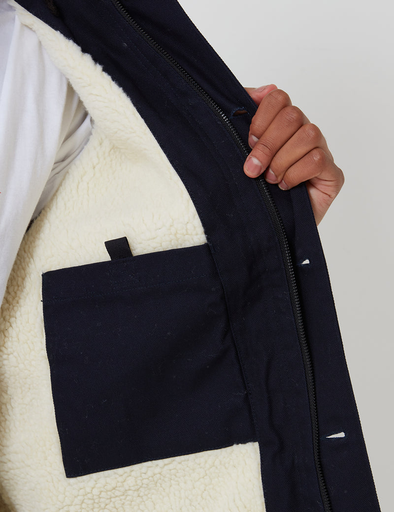 Carhartt-WIP Fairmount Coat (Organic Cotton) - Dark Navy rigid