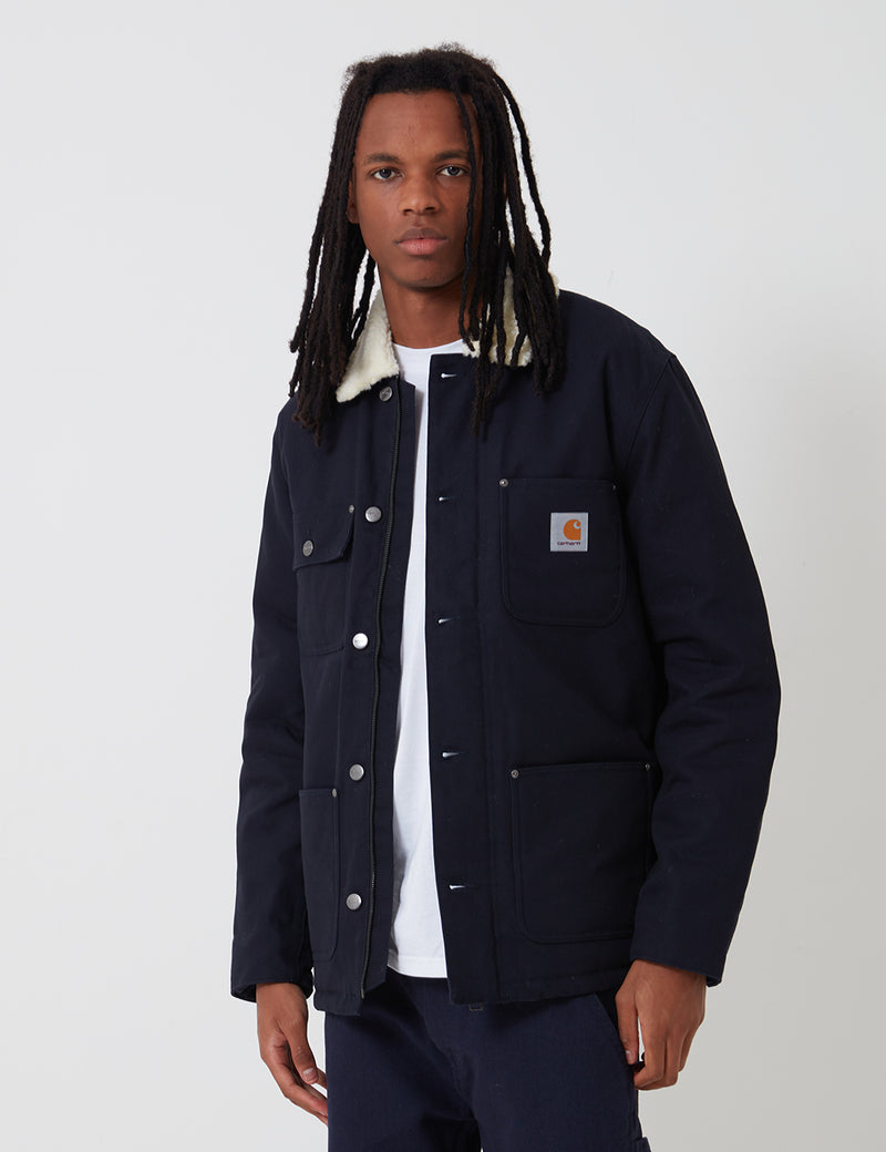 Carhartt WIP jacket Manu Jacket men's black color buy on PRM