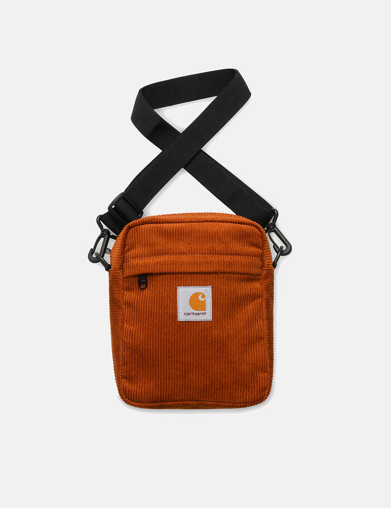 Carhartt-WIP Cord Bag Small (Velours Côtelé) - Brandy