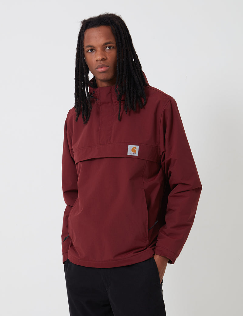 Carhartt-WIP Nimbus Pullover Jacket (Fleece Lined) - Bordeaux