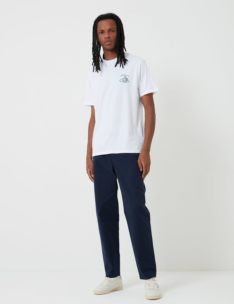 T-Shirt Carhartt-WIP Reverse Midas - Blanc/Vert Bouteille