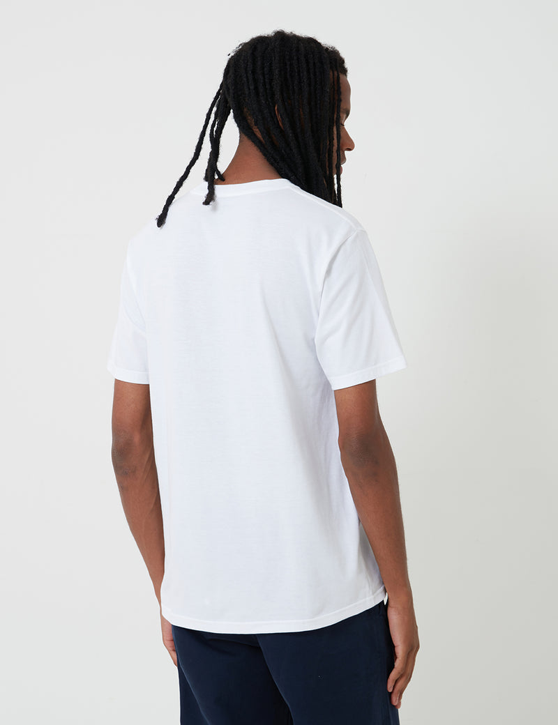 Carhartt-WIP Reverse-Midas-T-Shirt - Weiß / Flaschengrün