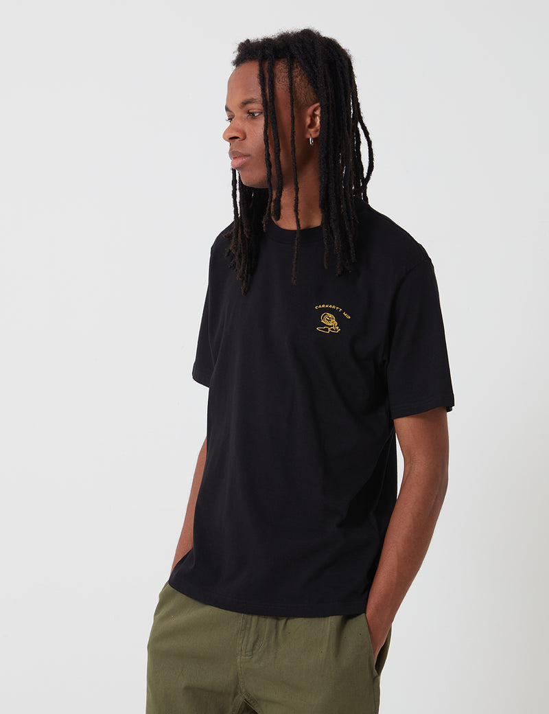 T-Shirt Carhartt-WIP Reverse Midas - Noir/Colza