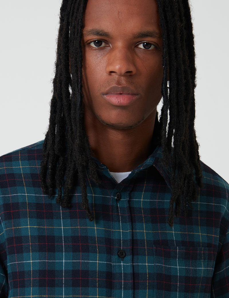 Edwin Don Flannel Tartan Shirt - Greener Pastures