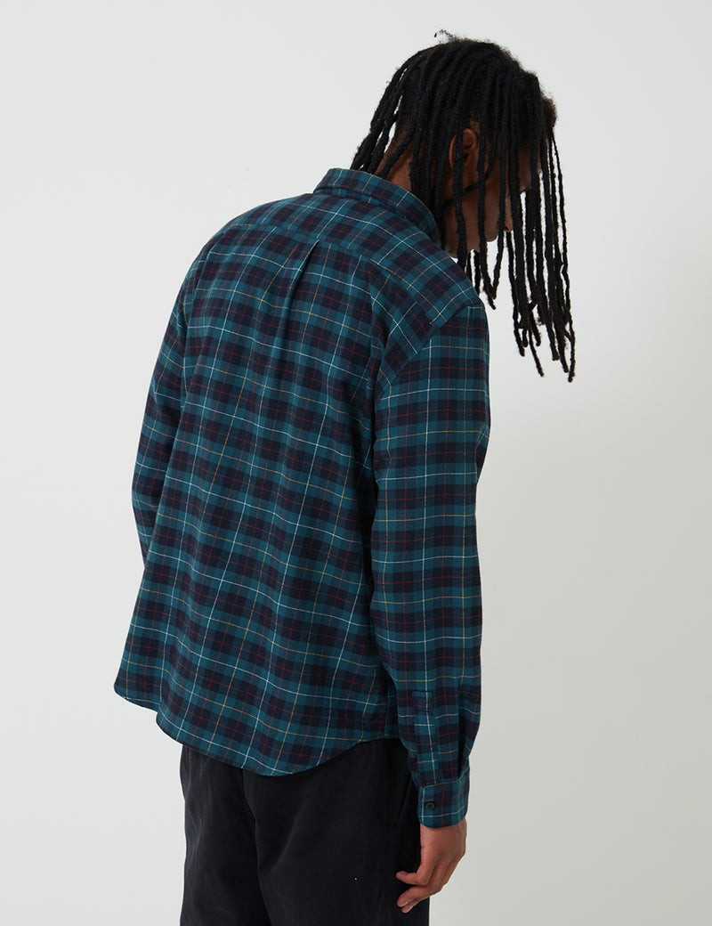 Edwin Don Flannel Tartan Shirt - Greener Pastures