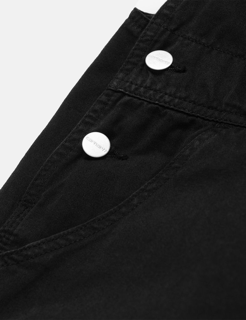 Carhartt-WIP Damen-Latzhose (gerade) - Schwarz