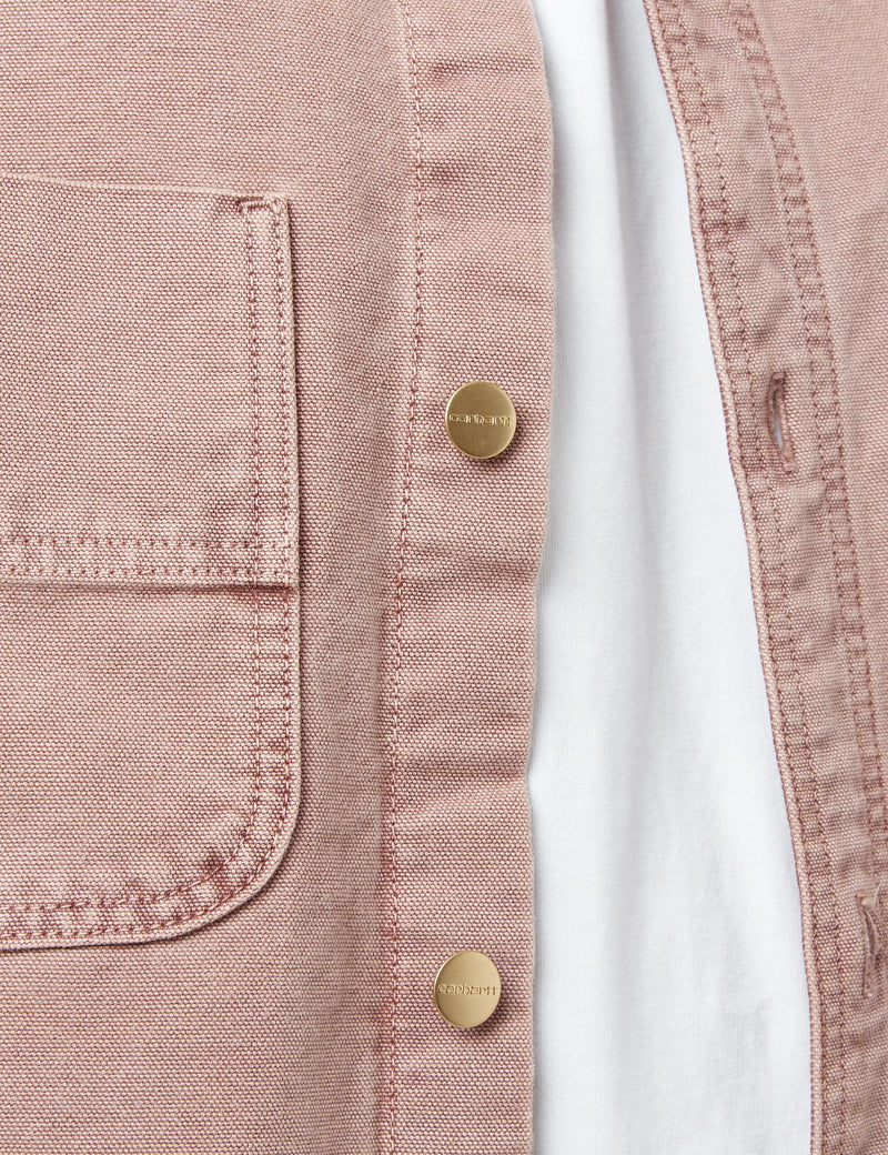 Carhartt-WIPグレンオーバーシャツ-ダークプラムパープル