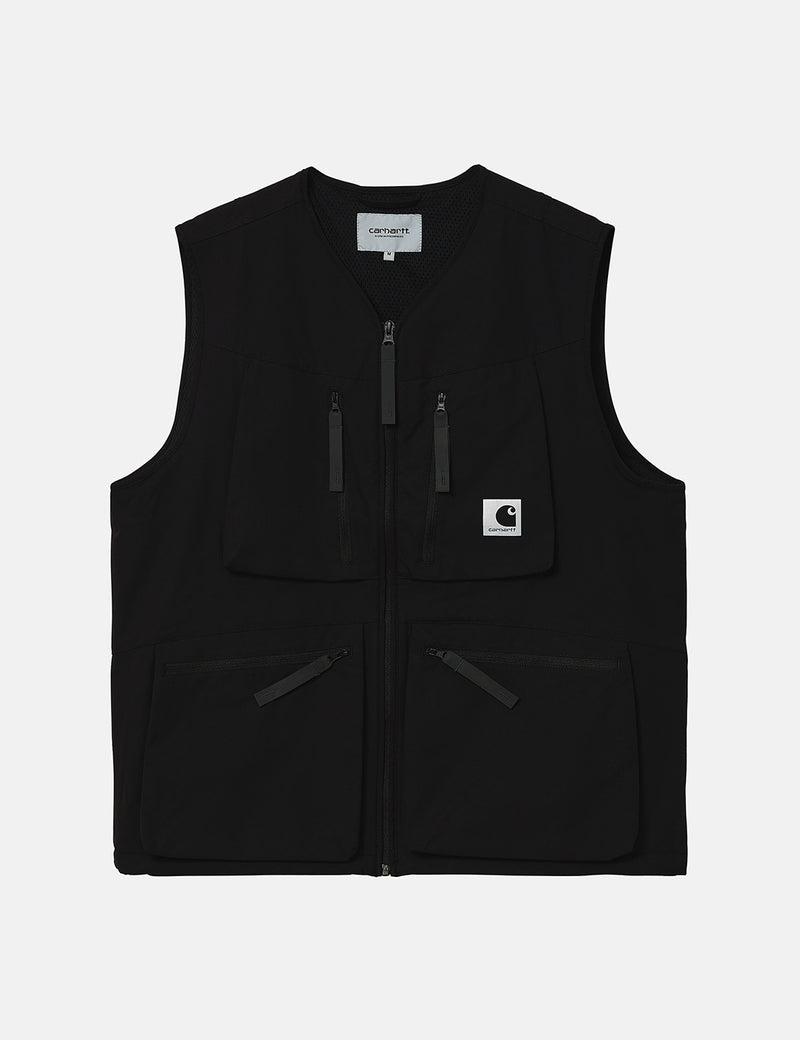 Carhartt WIP Hurst Vest Stretch Ripstop Black URBAN EXCESS