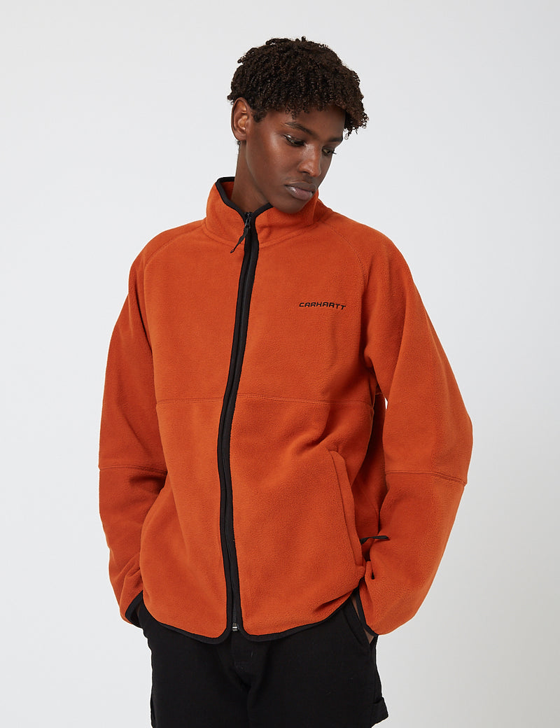 Carhartt-WIP Beaumont Jacket (Fleece) - Cinnamon/Black