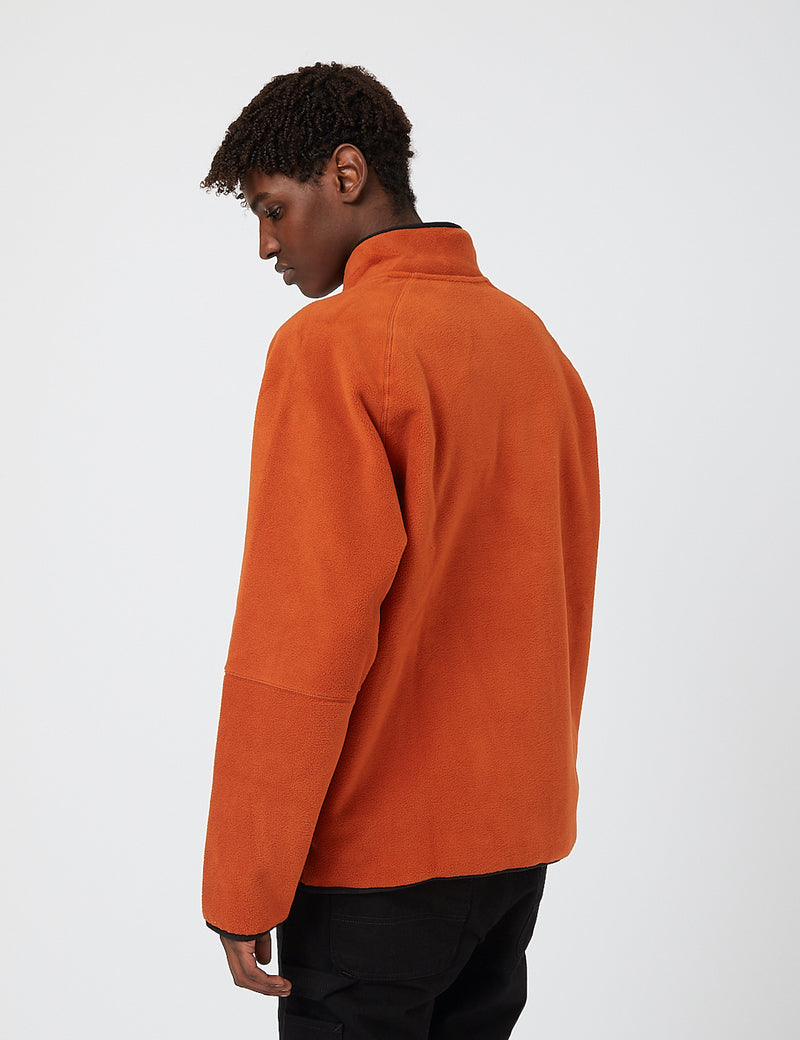 Carhartt-WIP Beaumont Jacket (Fleece) - Cinnamon/Black