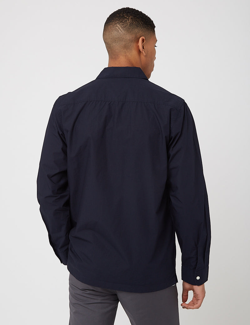 Carhartt-WIP Creek L/S Shirt (Organic Cotton) - Dark Navy Blue