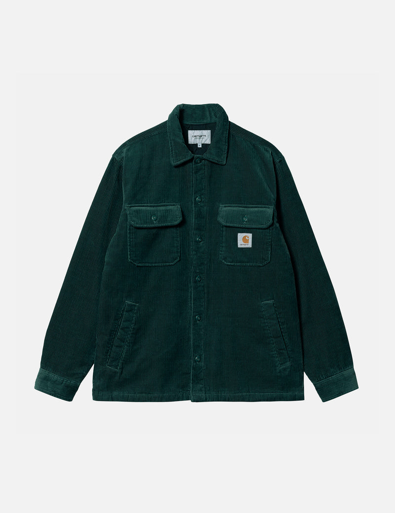 Carhartt-WIP Surchemise Whitsome - Vert Juniper