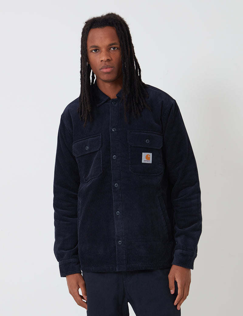 Carhartt-WIP Whitsome Shirt Jacket (Corduroy) - Dark Navy