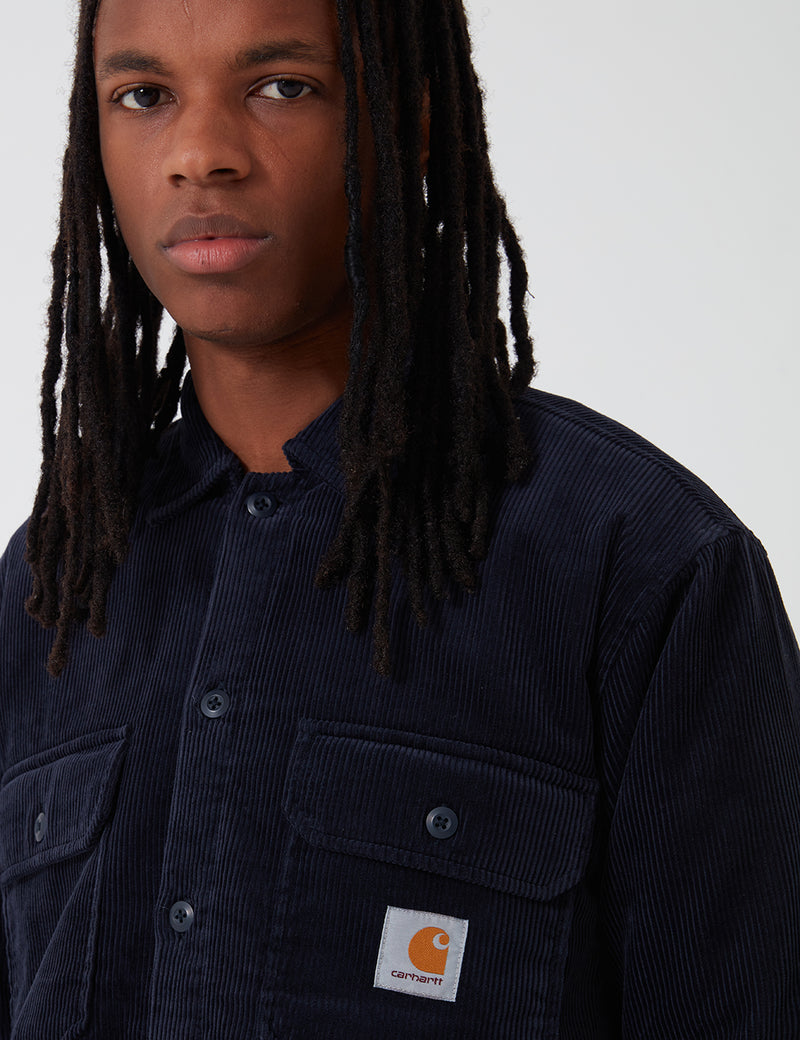 Carhartt-WIP Whitsome Shirt Jacket (Corduroy) - Dark Navy