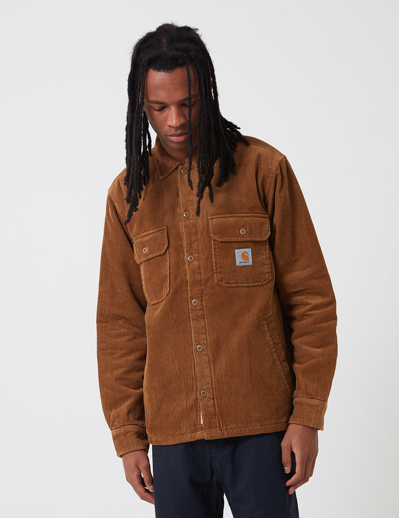 Carhartt-WIP Whitsome Shirt Jacket (Corduroy) - Hamilton Brown