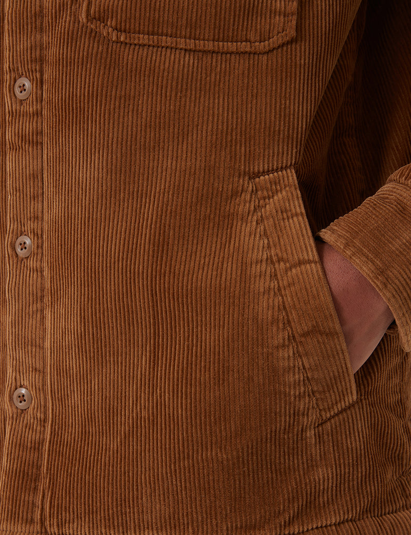 Carhartt-WIP Whitsome Shirt Jacket (Corduroy)-해밀턴 브라운