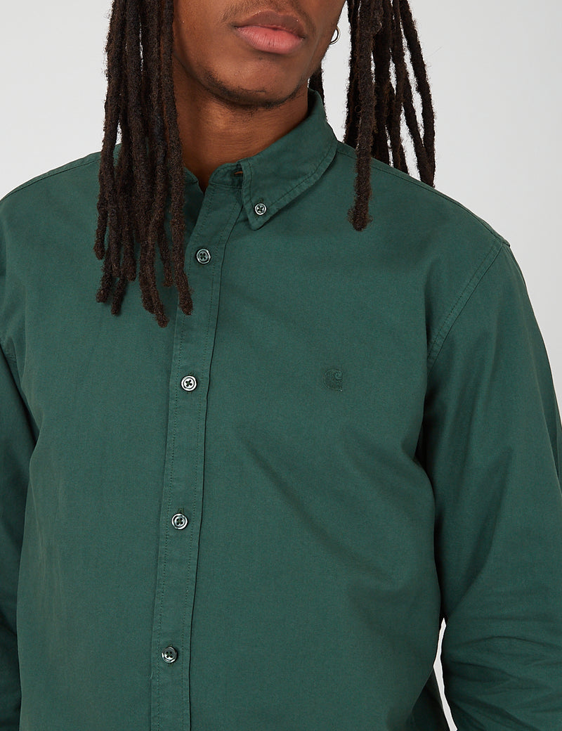 Carhartt-WIP Bolton Shirt (Baumwolle Oxford) - Baumhausgrün