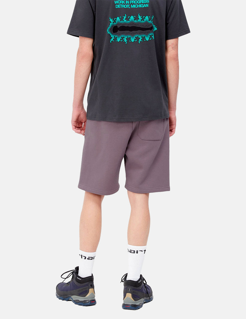 Carhartt-WIP Chase Sweat Shorts - Misty Chardon Rose