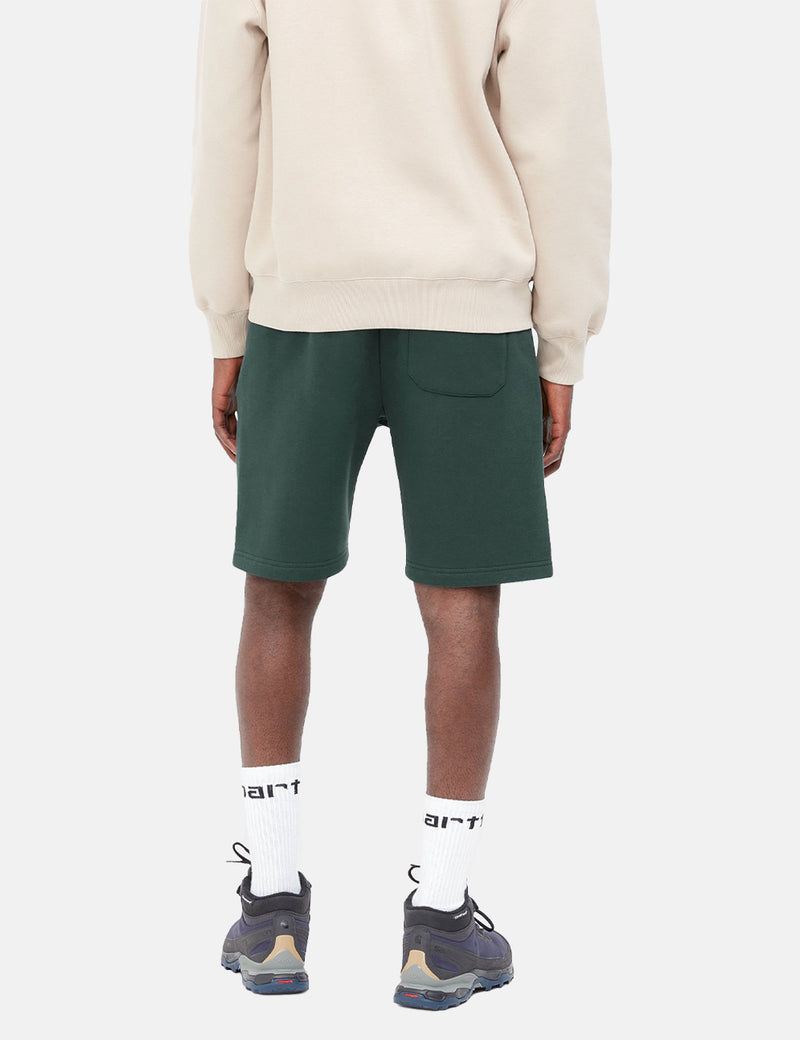 Carhartt-WIPチェイススウェットショーツ-ジュニパーグリーン
