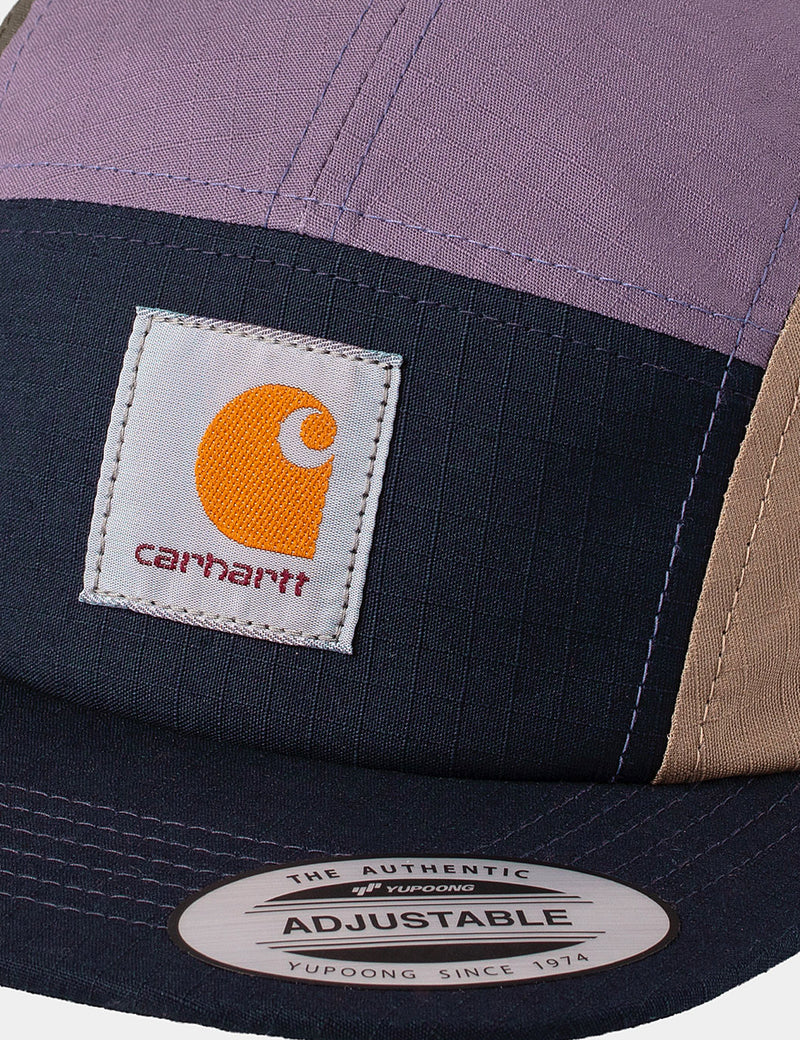 Casquette Carhartt-WIP Valiant 4 - Dark Navy/Provence/Leather/Cypress