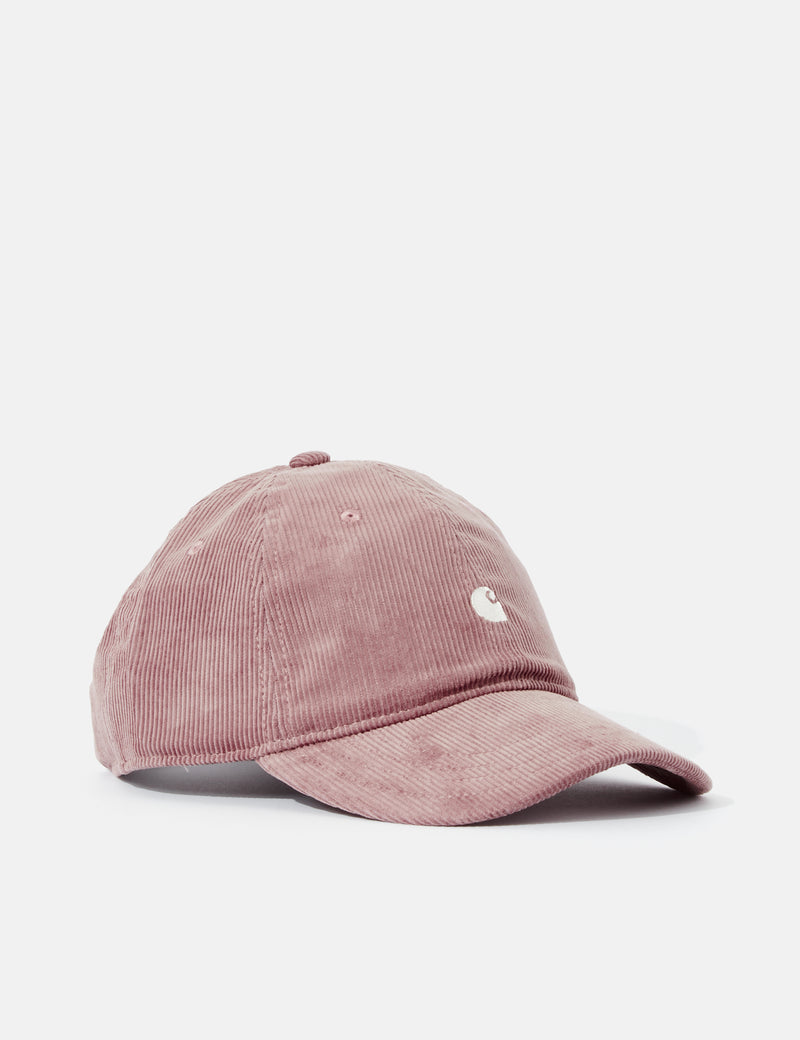 Carhartt-WIP Harlem Cap (Cord) - Lupinus Red/Wax