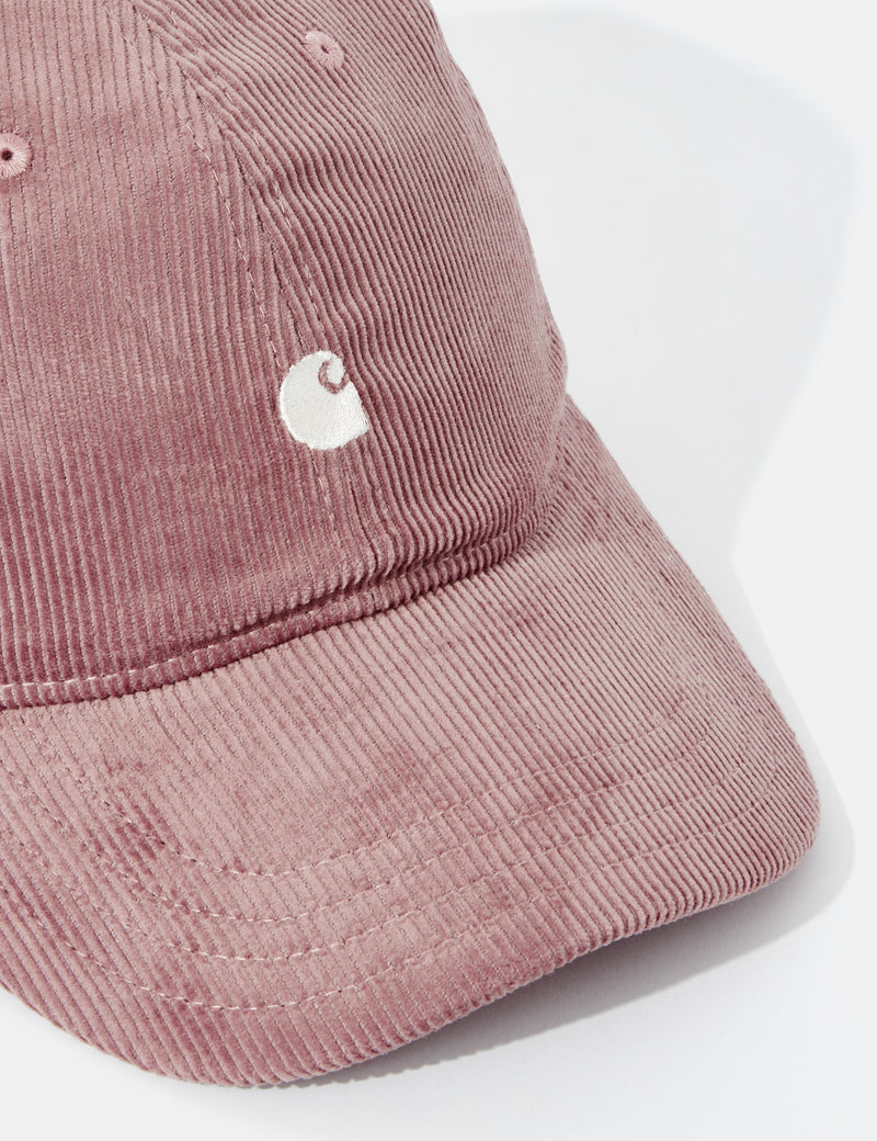 Carhartt-WIP Harlem Cap (Cord) - Lupinus Red/Wax