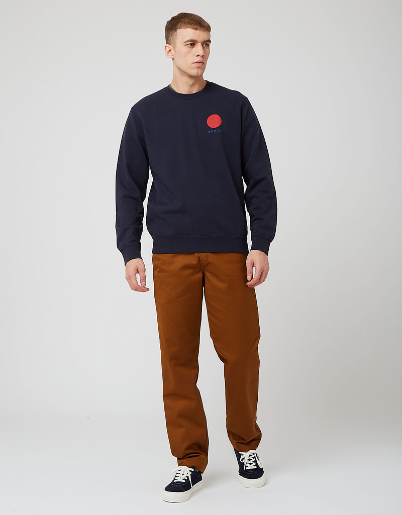 Edwin Japanese Sun Sweatshirt - Marineblauer Blazer