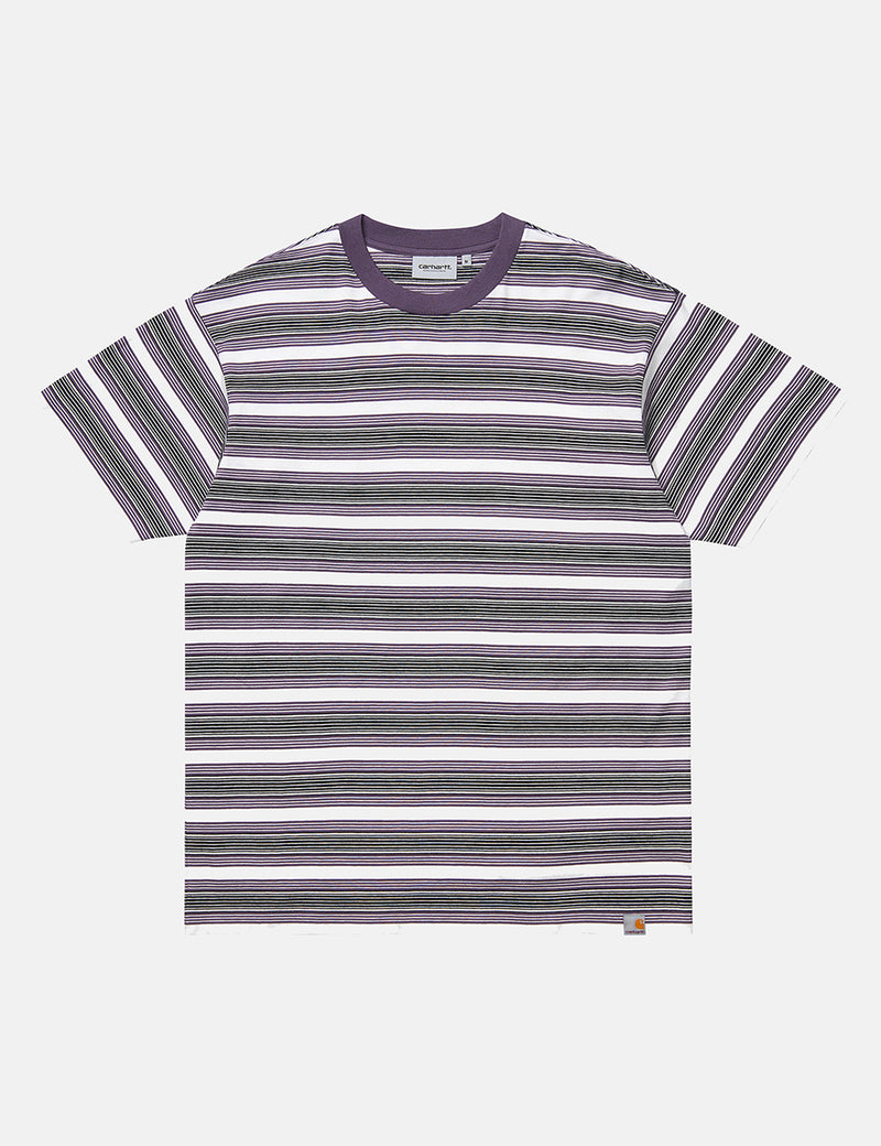 T-Shirt Carhartt-WIP Otis (Otis Stripe) - Provence Purple