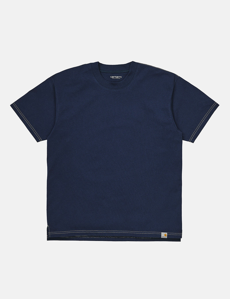 T-Shirt Carhartt-WIP Nebraska (Coton Bio) - Espace/Cire
