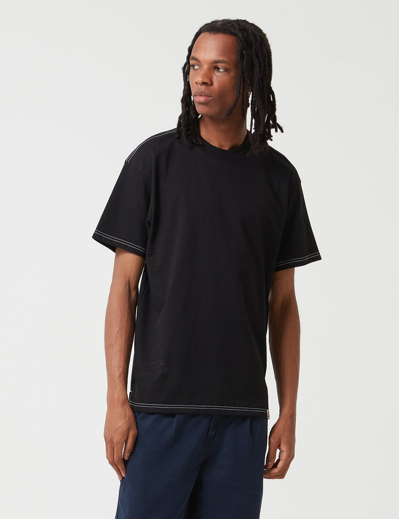 Carhartt-WIP Nebraska T-Shirt (Organic Cotton) - Black/Wax