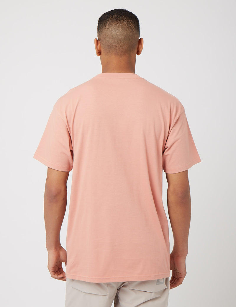 T-Shirt Carhartt-WIP Together (Coton Bio) - Melba Pink