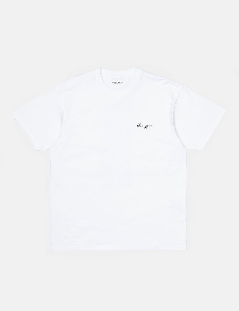 Carhartt-WIP Calibrate T-Shirt (Organic Cotton)-화이트