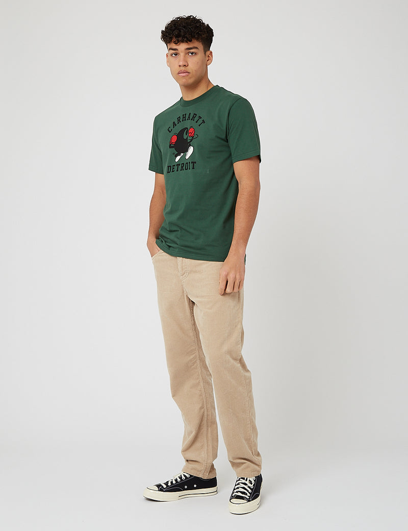 Carhartt-WIP Boxing C T-Shirt (Organic Cotton) - Treehouse Green