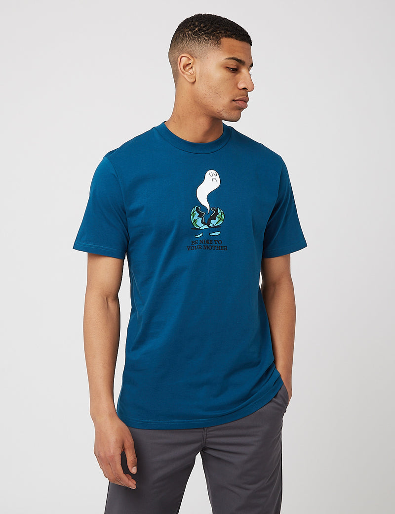 Carhartt-WIP Schön zu Mutter T-Shirt (Bio-Baumwolle) - Corse Blue