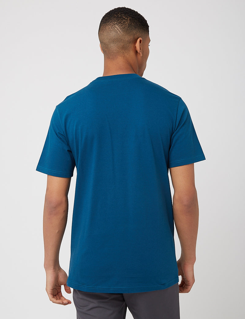 T-Shirt Carhartt-WIP Nice To Mother (Coton Bio) - Bleu Corse