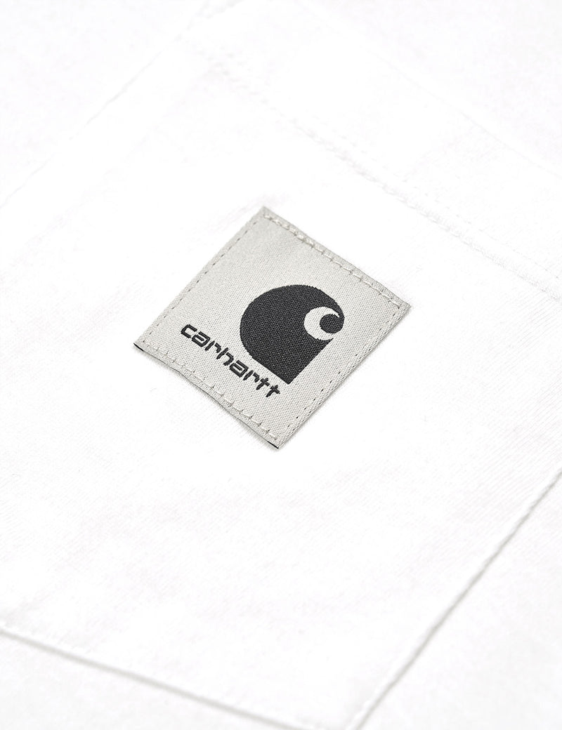 여성용 Carhartt-WIP 포켓 티셔츠 - 화이트