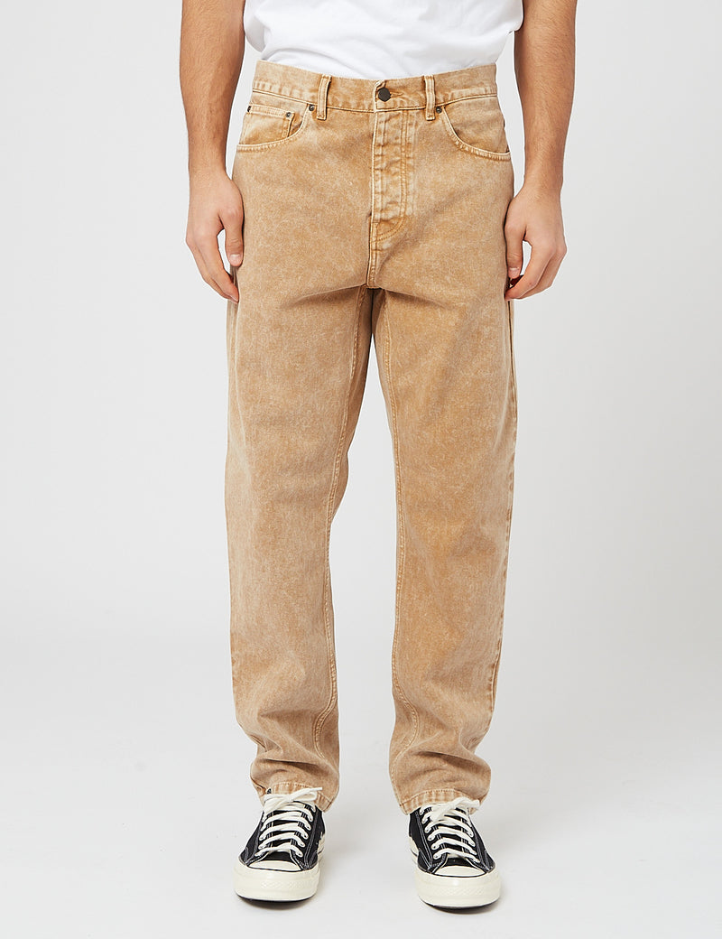 Carhartt-WIP Newel Denim Pant (Relaxed, Taper) - Nomad Brown