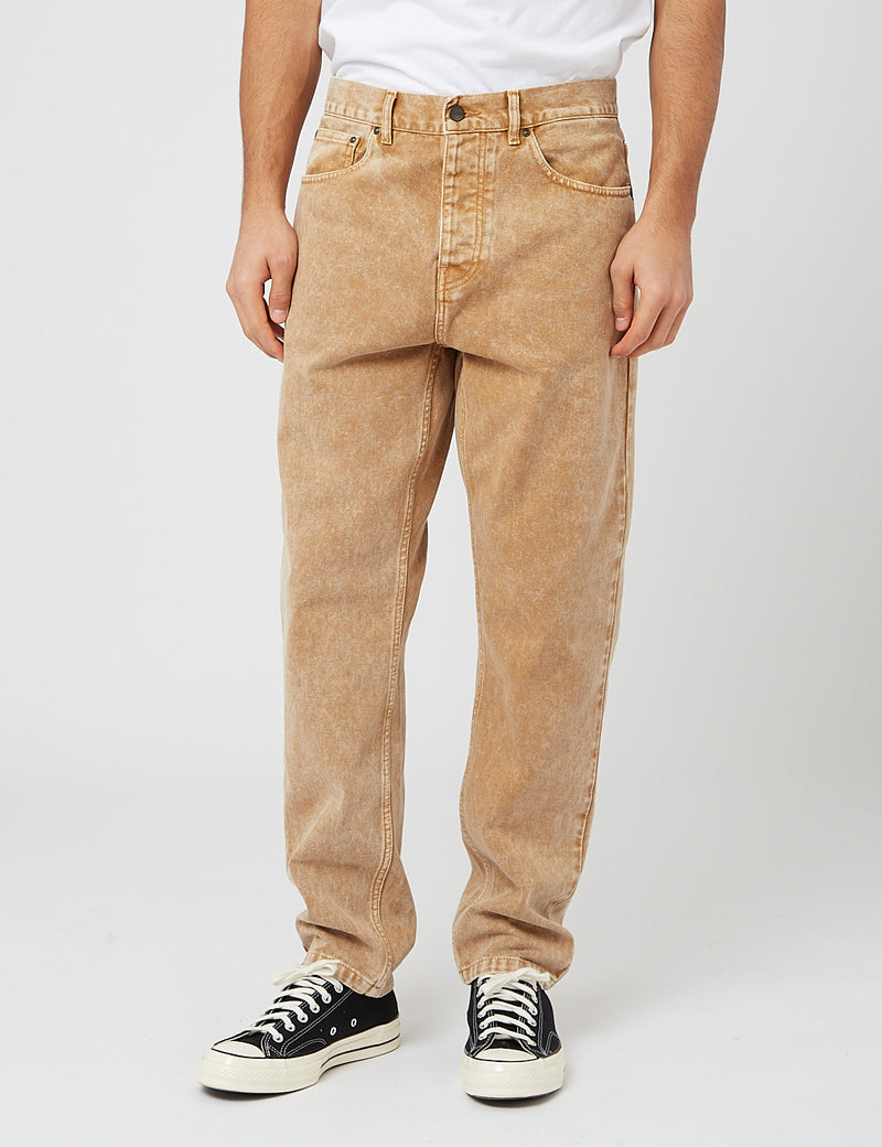 Carhartt-WIP Newel Denim Pant (Relaxed, Taper) - Nomad Brown