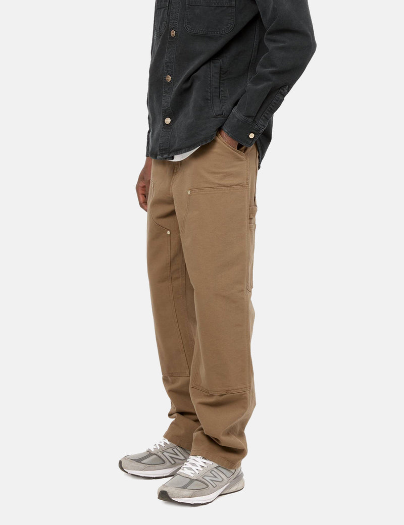 Carhartt-WIP Doppelkniehose (entspannt) - Hamilton Brown