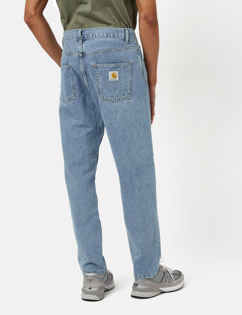 Carhartt-WIP Newel Pant (Relaxed, Stone Bleached) - Blue