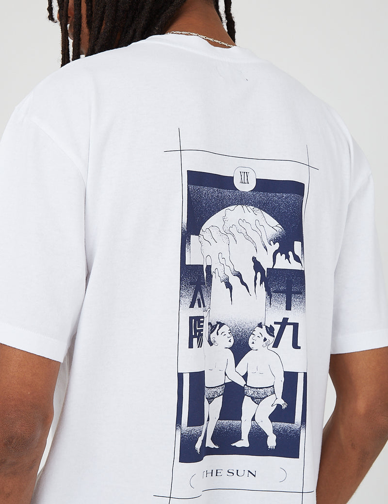 T-Shirt Edwin Tarot Deck I - Blanc