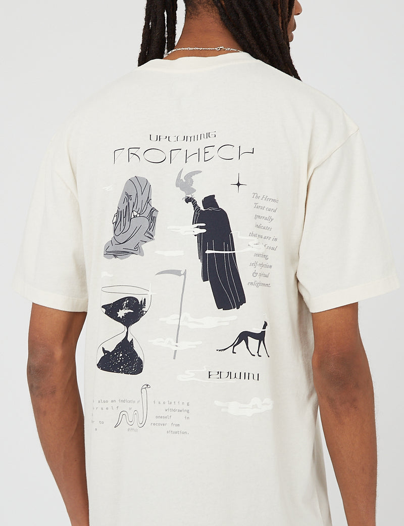 Edwin Upcoming Prophecy 티셔츠-Whisper White