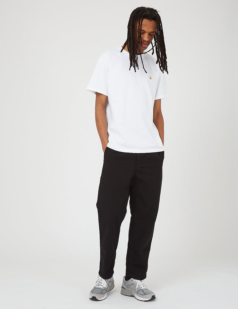Carhartt-WIP Carson Pant (Stone Washed) - Black