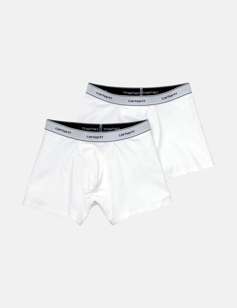 Carhartt-WIP Cotton Trunk Boxer Shorts (2 Pack) - White