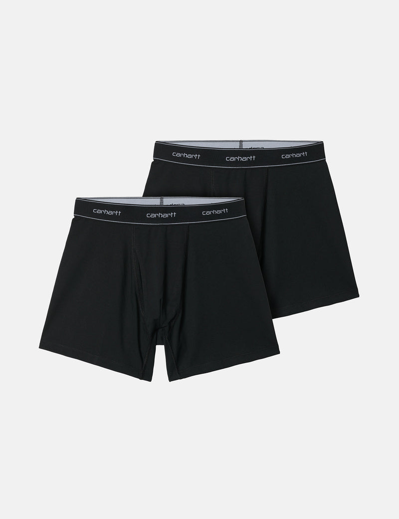 Carhartt-WIP Cotton Trunk Boxer Shorts - Black/Black
