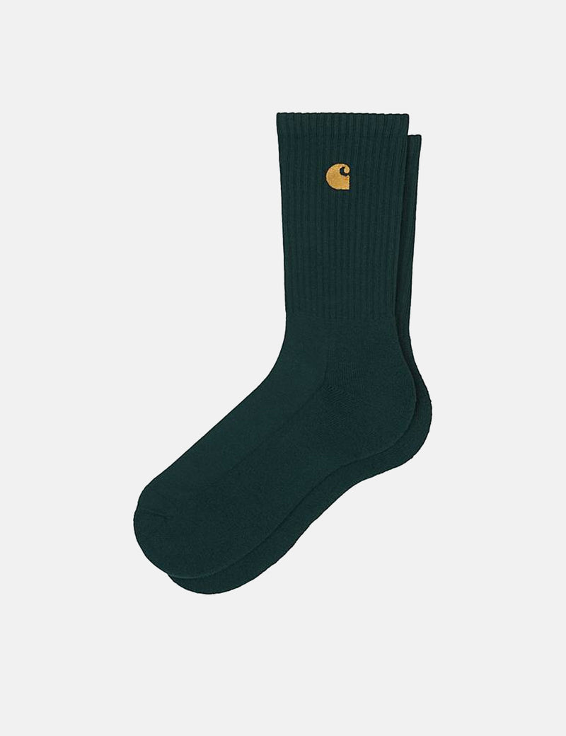 Carhartt-WIPチェイスソックス-ジュニパーグリーン