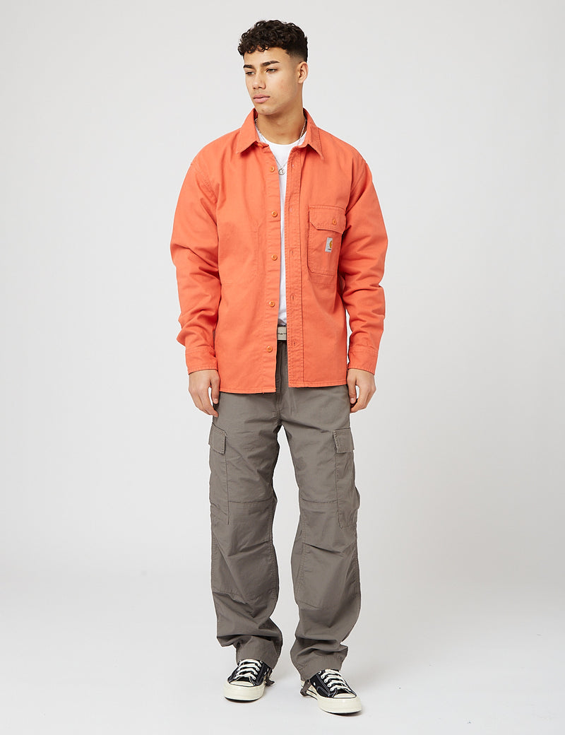 Carhartt-WIP Reno Denim Chemise Veste - Elba Apricot