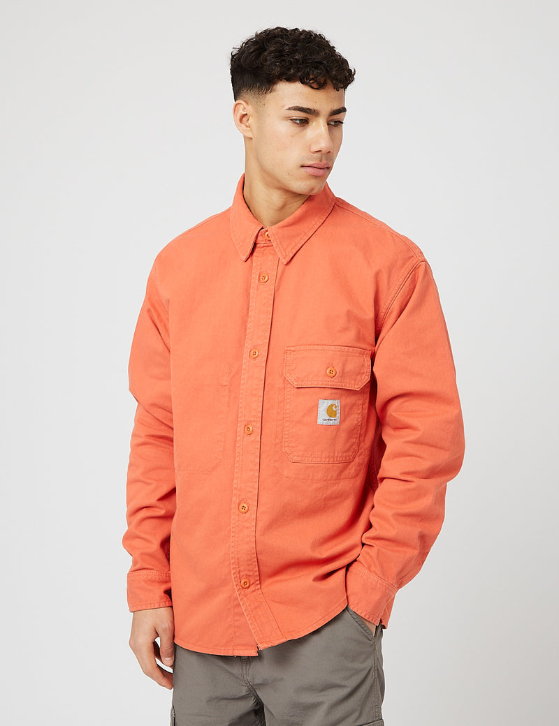 Carhartt-WIP Reno Denim Chemise Veste - Elba Apricot